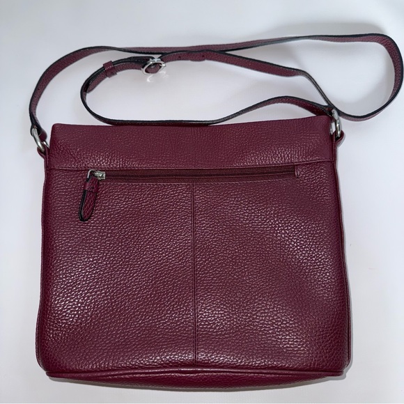 Corder London Elegant Burgundy Crossbody Bag Real Leather like new! - Picture 9 of 16